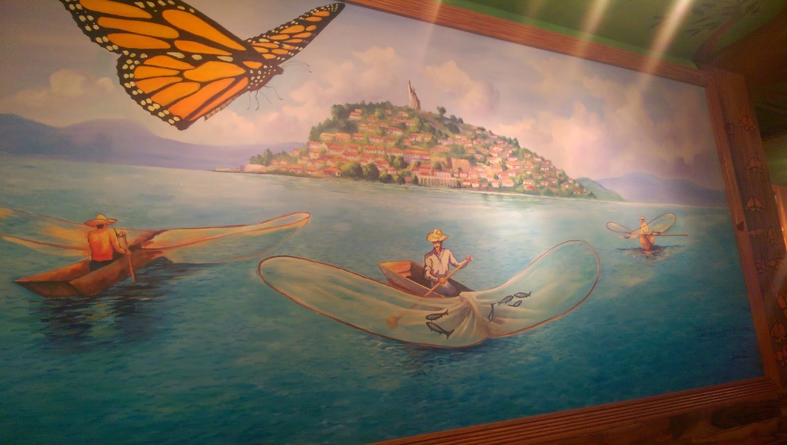 Butterfly mural