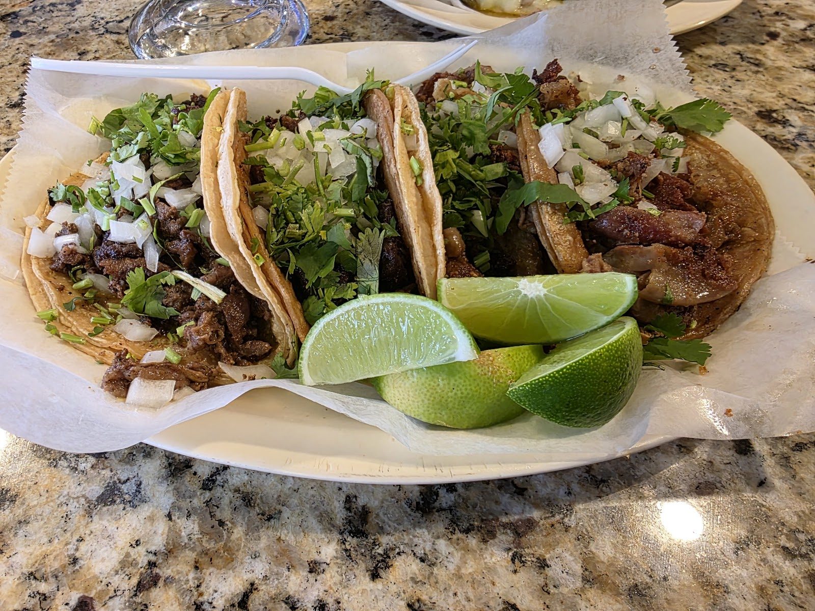 Tacos with lime